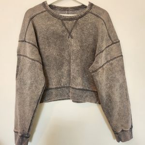 Free People Grey Sweatshirt NWOT